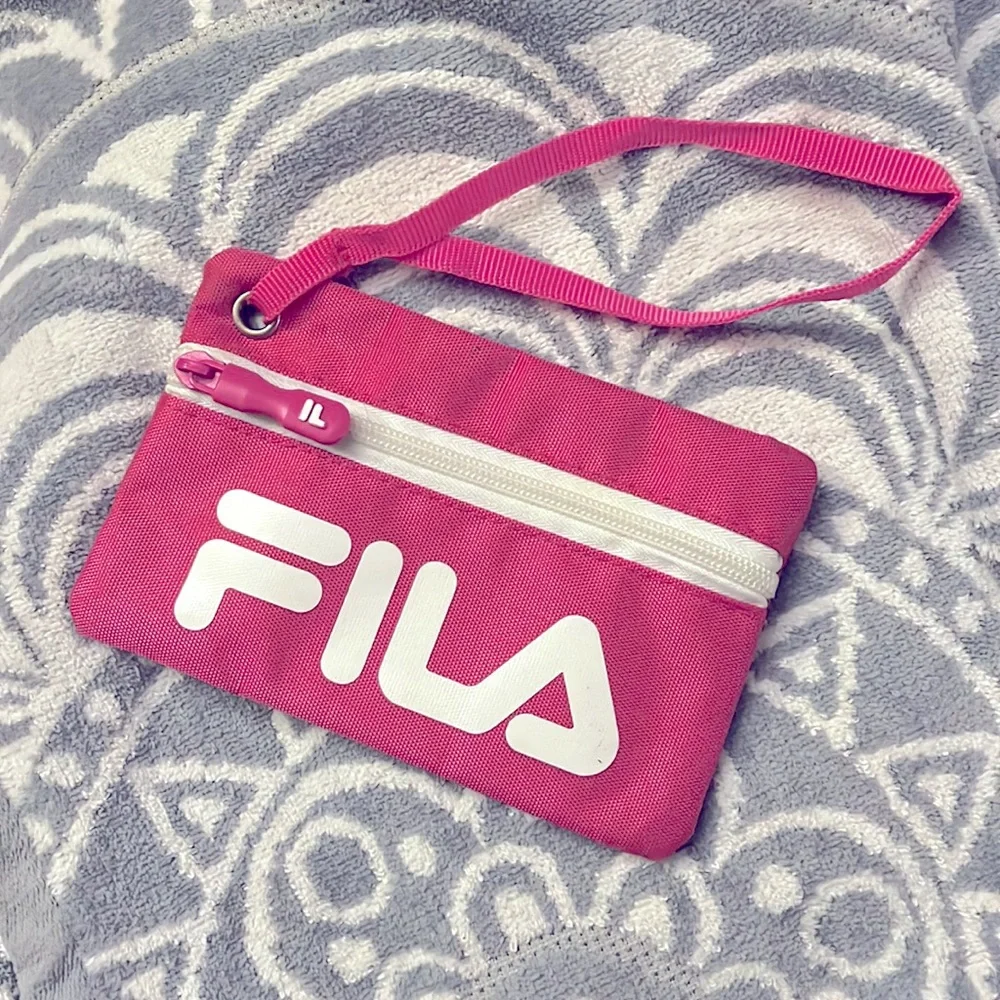 Fila Pink Wristlet Zipper Pouch - Picture 3 of 9